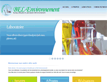 Tablet Screenshot of belenvironnement.com